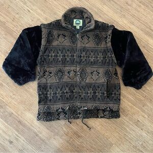 Vintage Weather Spirits Heavy Fleece Jacket, Sz L